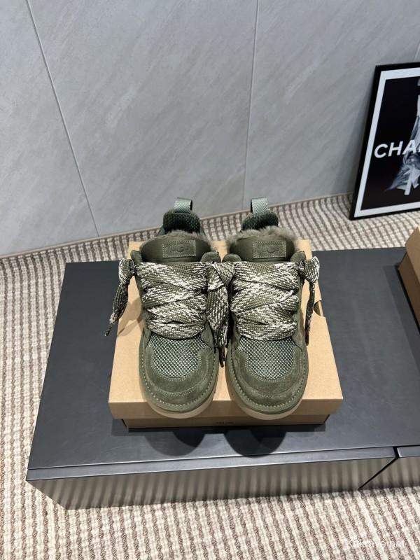 UGG Platform Sneakers Series Round Toe Chunky Sole Casual Shoes - MJ00270