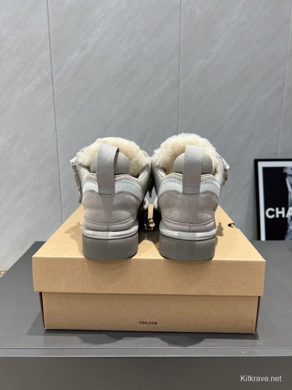 UGG Platform Casual Shoes with Round Toe and Thick Sole - MJ00270