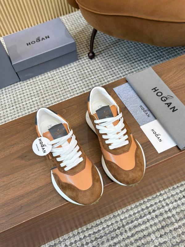 Hogan H-STRIPES Series Couple Thick Sole Dad Shoes Airship Shoes Casual Sports Shoes - AS00350