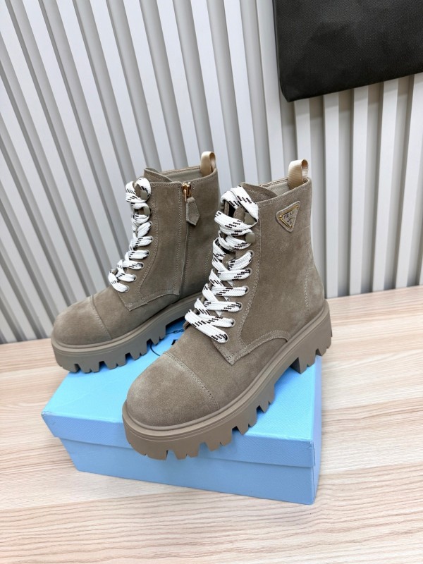 Prada 2025 SS Platform Martin Boots - LY0350