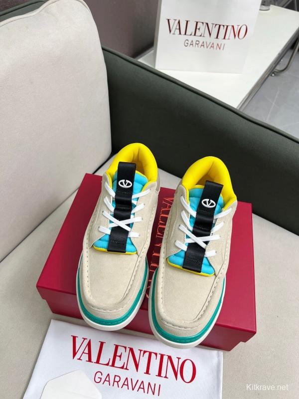 Valentino RUNBOOT Mid-Top Sneakers with Urban Casual Design - AS00380