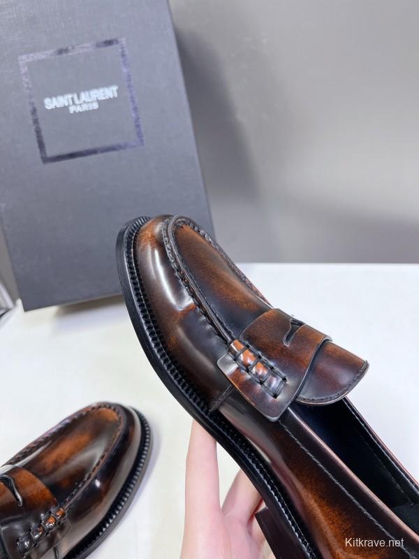 Saint Laurent Classic Loafer Flats - KFY00350