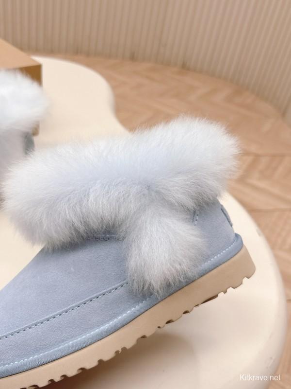 UGG 2025 SS New Long Fur Snow Boots - KFY00280