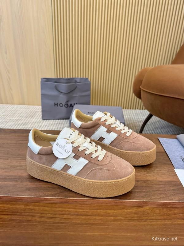 Hogan Platform Series H698 Thick Sole Casual Sneakers - H698