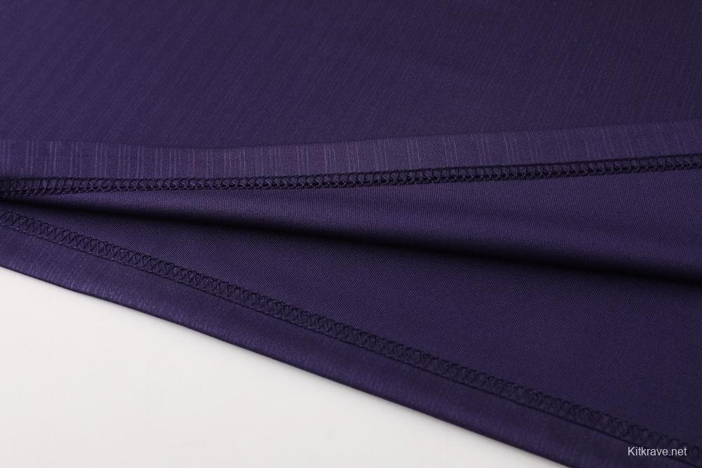 2025 England Purple Half Zipper Jacket+Long Pants