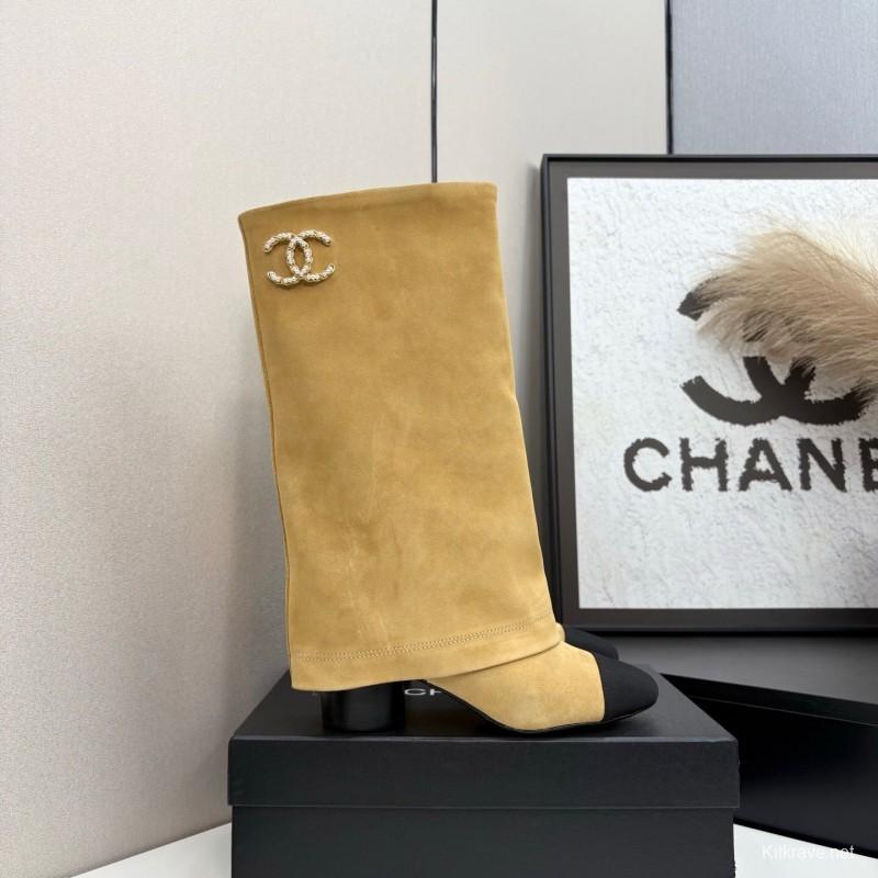 Chanel 2025/SS Small Fragrance Ankle Boots Essential Fall Winter Item - LY00480