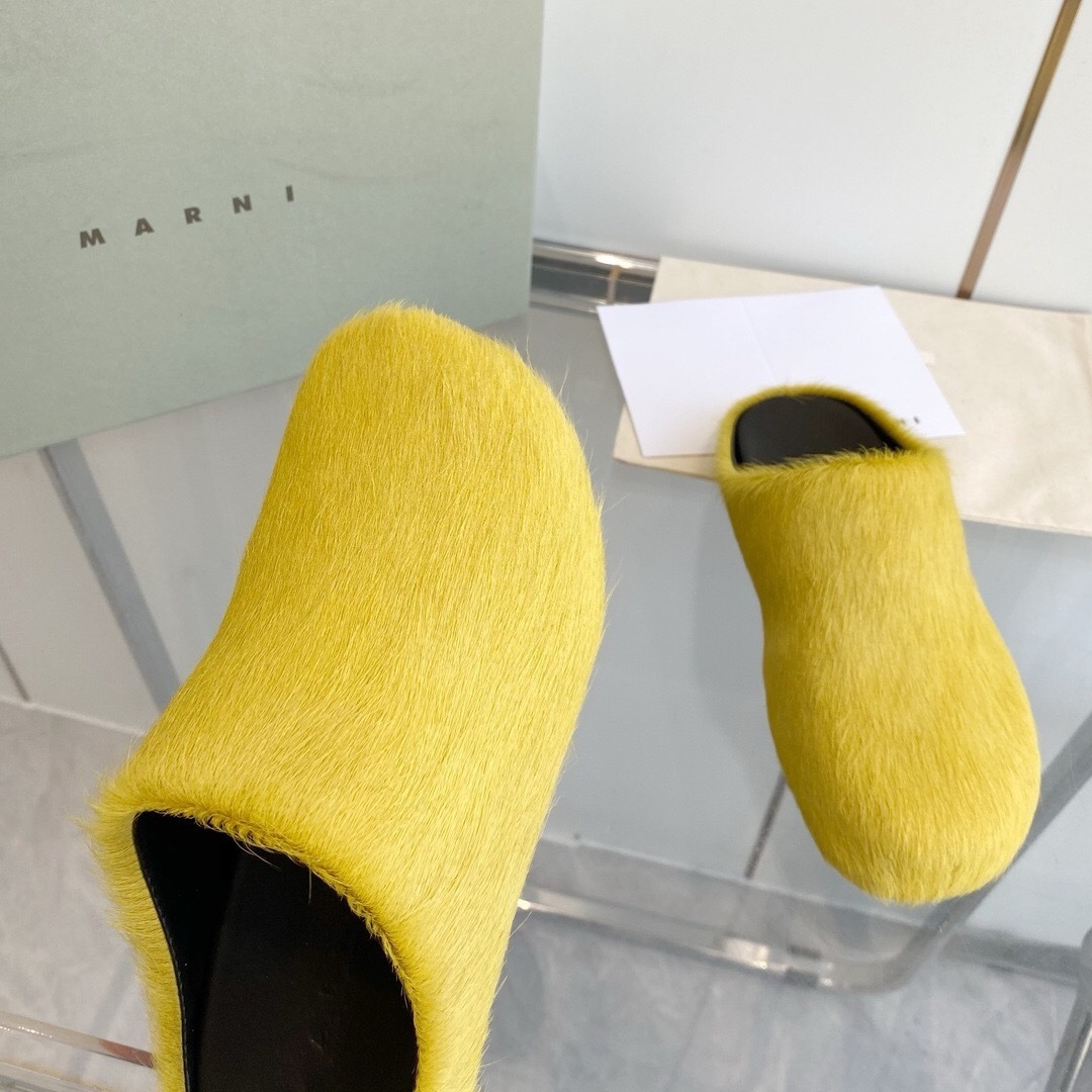 Marni 2025/SS Pony Hair Loafers - LY00