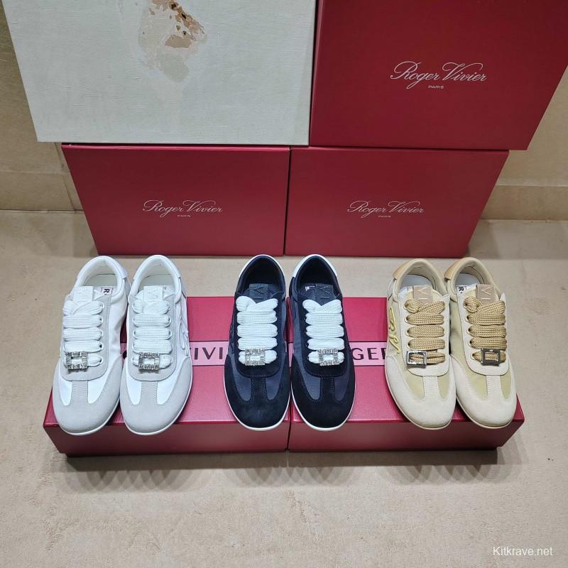 Roger Vivier SS25 Casual Sneakers Training Shoes - L Y00300