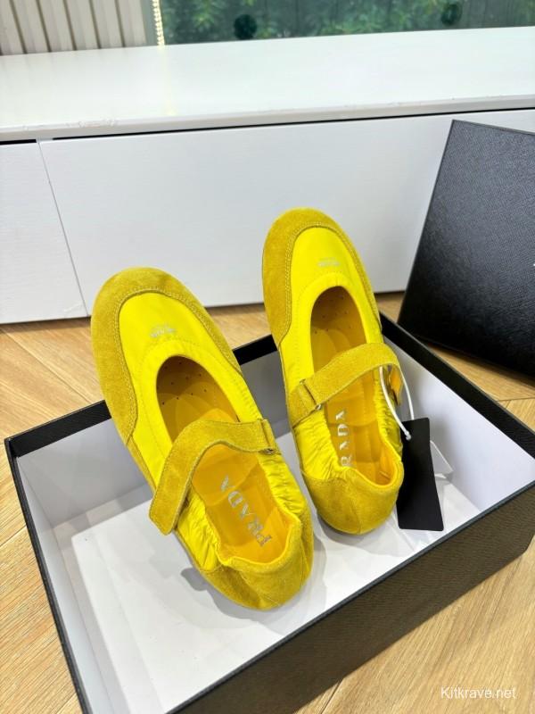 Prada Metal Toe Thin Sole Training Shoes Casual Shoes - LY00260