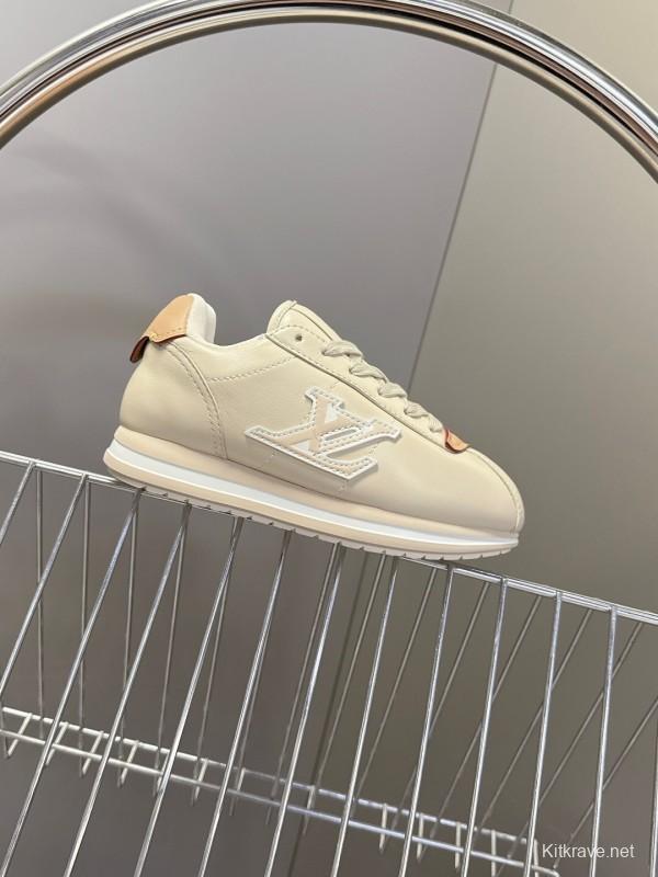 Louis Vuitton LV x Pharrell Williams Runway Platform Sneakers Retro Running Shoes - KFY00380