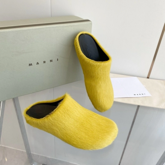 Marni 2025/SS Pony Hair Loafers - LY00