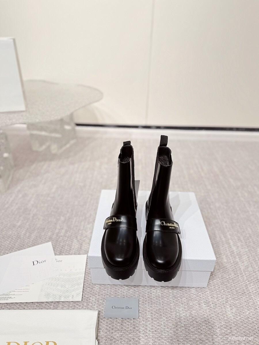 DIOR CHRONO Slip-On Motorcycle Boots - LY00340