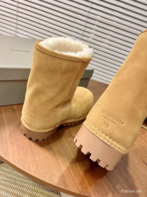 Balenciaga 2025 SS Oversized High Heel Snow Boots - AS00520