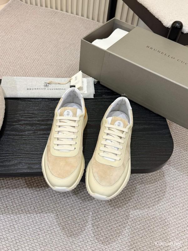 Brunello Cucinelli Casual Sneakers with Seasonal Colors and Leather Lining - KFY00320