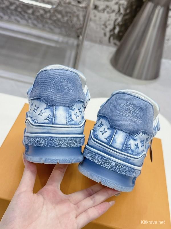 LV LV Trainer Basketball Series Washed Sneakers - LY00430