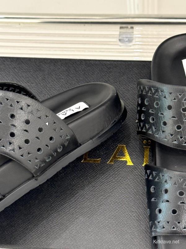 Alaia 2025SS Hollow-Out Casual Sandals - KFY00260