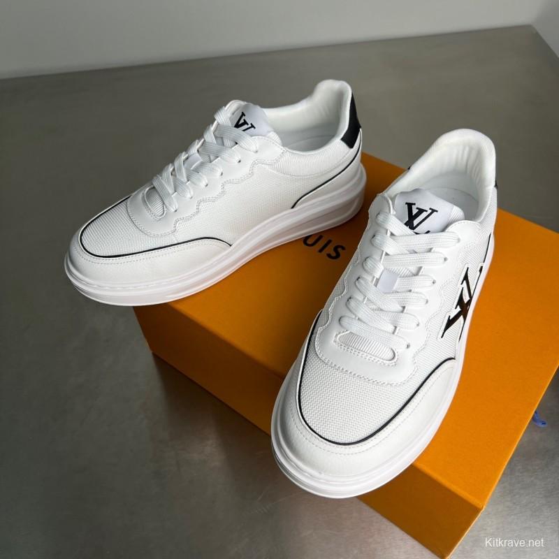 Lv Beverly Hills Low-Top Fashion Sneakers Men's Shoes - YC
