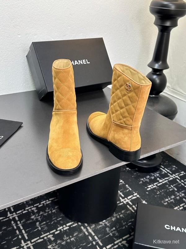Chanel 2025 SS Short Boots Essential Fall Winter Item - LY00420