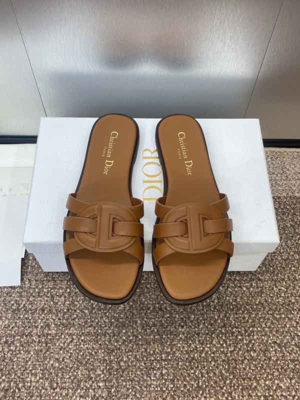 Dior D-Club Jelly Color Hollow Layered Cross Strap Women Sandals - KFY00280