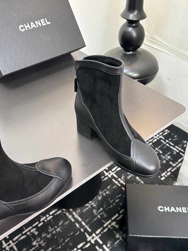 Chanel 2025 SS Short Boots Essential Fall Winter Fashion Item - LY00390