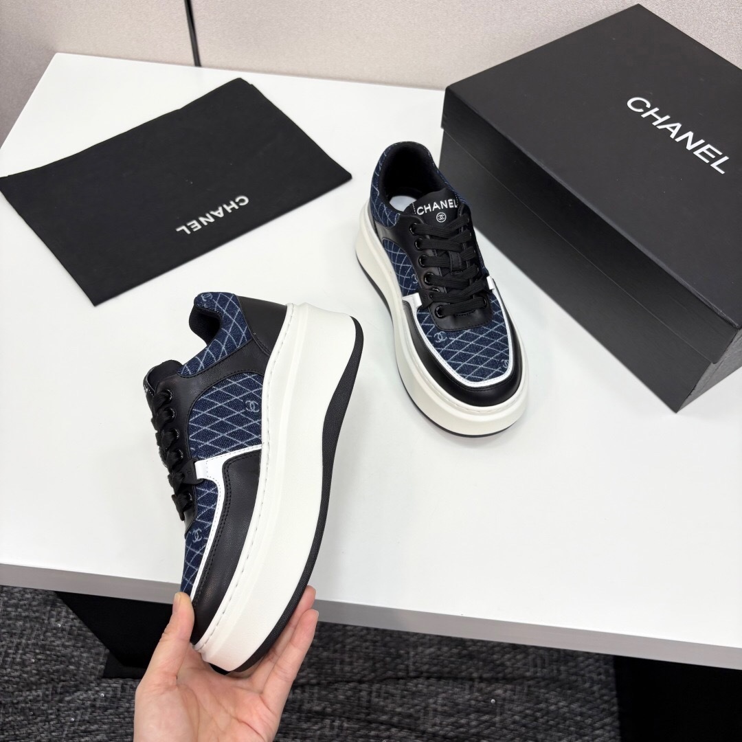 Chanel 2025 SS Panda Casual Sneakers - LY00340