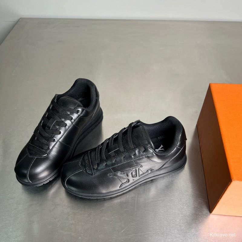 LV Louis Vuitton 2025 SS Pharrell Williams Collaboration Platform Casual Sneakers - YC