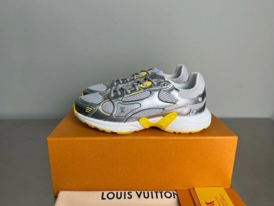 L v Olympia Round Toe Lace-Up Low Top Casual Lifestyle Shoes - YC