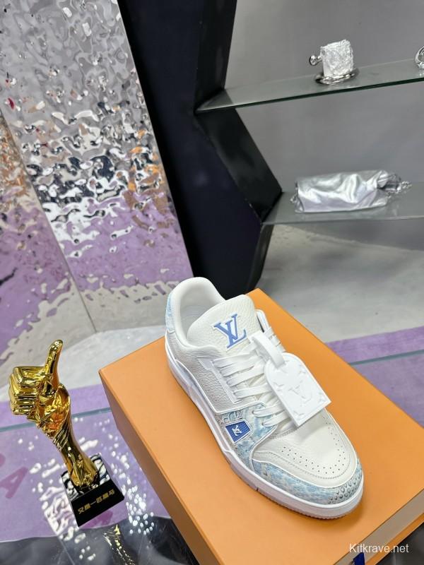 Louis Vuitton LV Trainer Maxi Sneakers Snake Print Series - AS00430