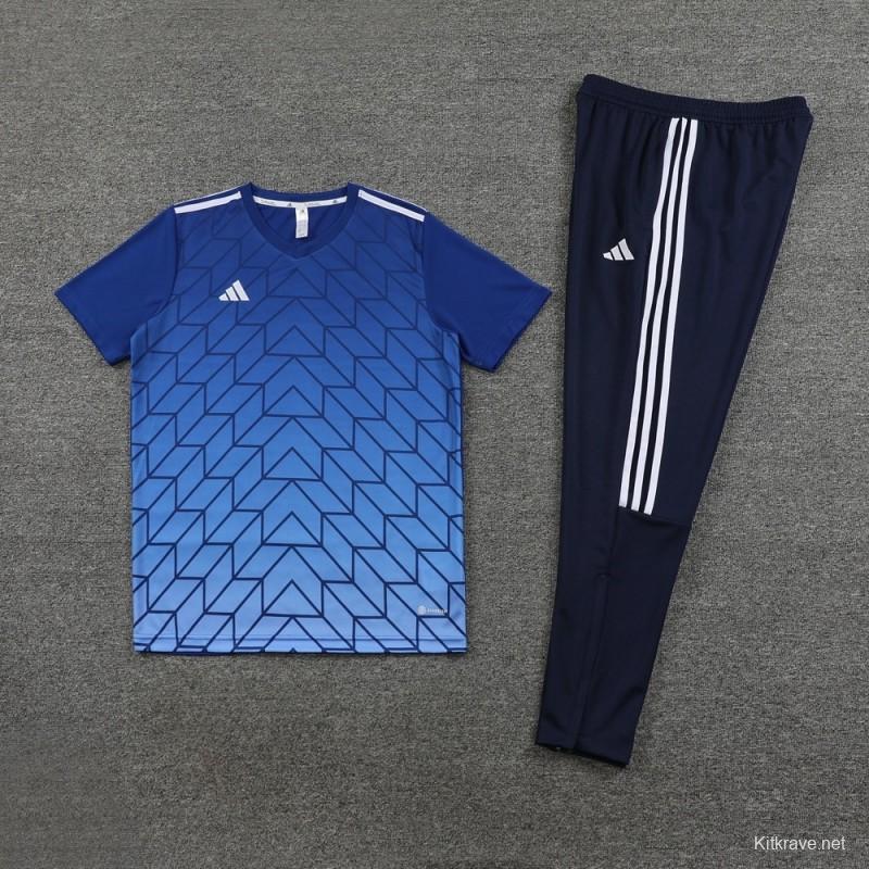2025 Adidas Royal Blue Full Zipper Jacket+Long Pants
