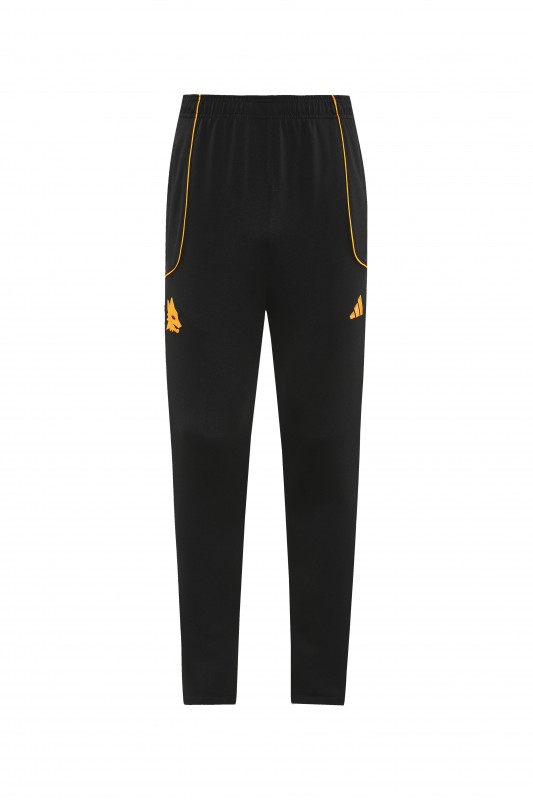 25/26 Roma Black Full Zipper Jacket+Long Pants