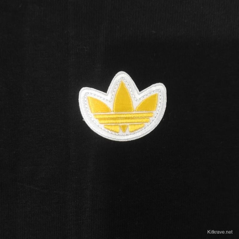 25/26 Adidas x AS Roma Retro  Embroidered Logo Hoodie 9 Colors