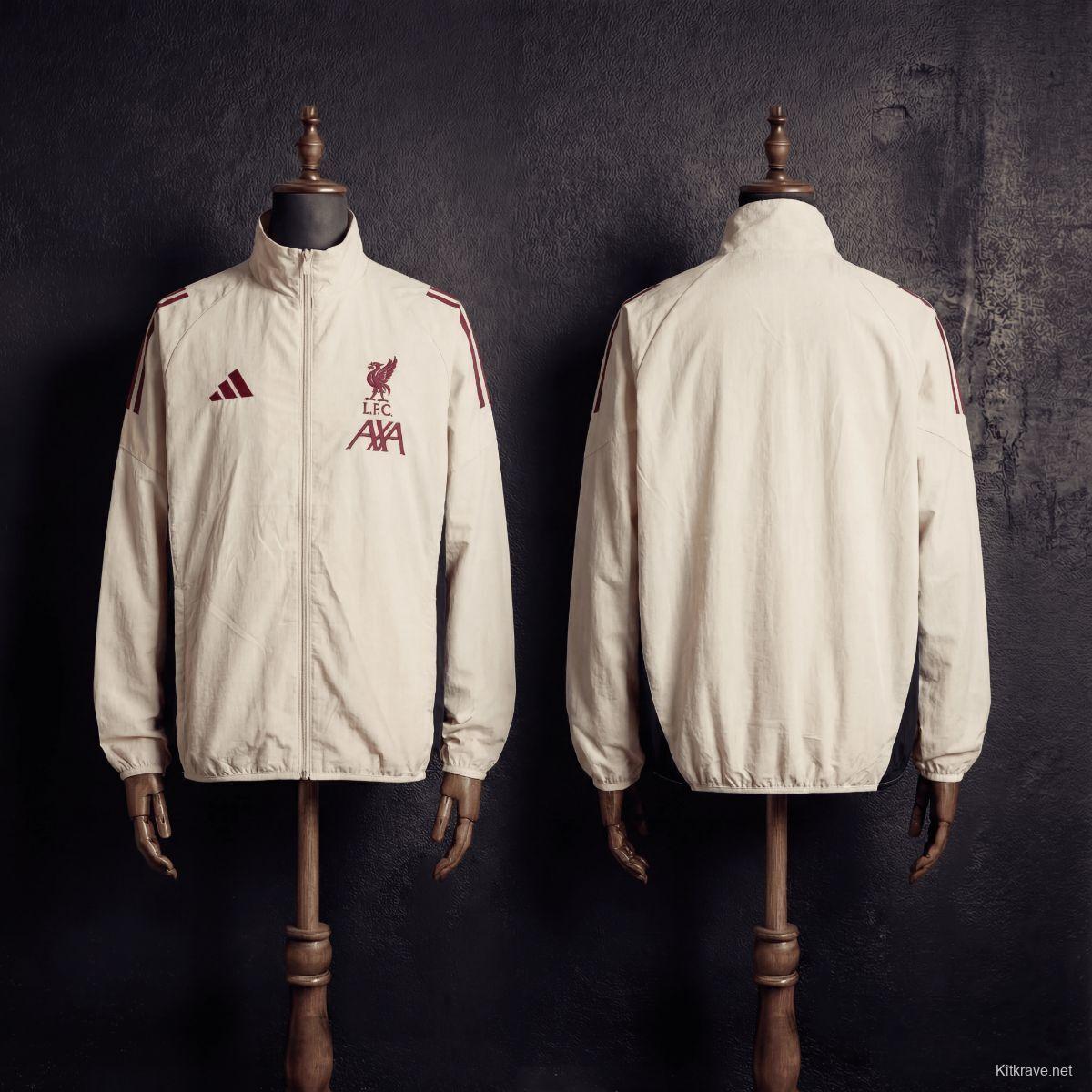 2026 Liverpool Beige Jacket Windbreaker