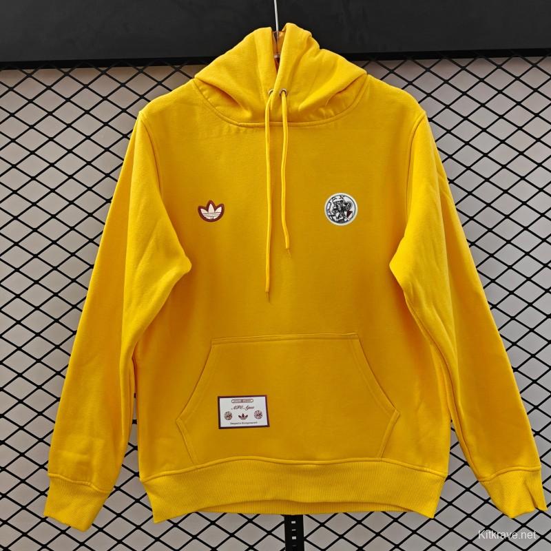 25/26 Ajax Embroidered Logo Hoodie 9 Colors