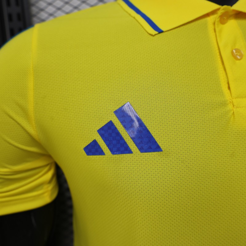 Player Version 2026 Colombia Yellow POLO Jersey