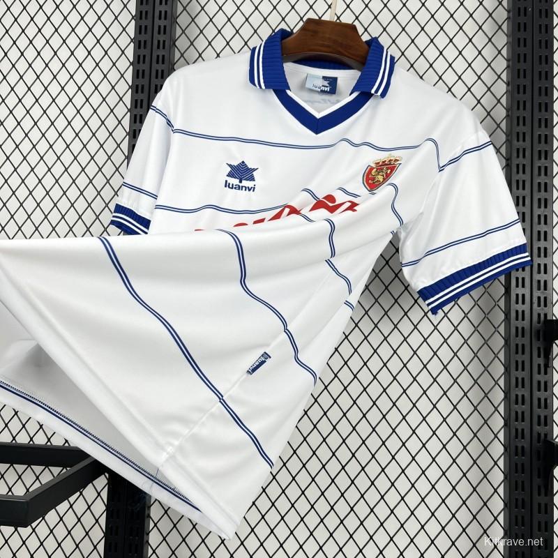 2000/01 Retro Real Zaragoza Home Jersey
