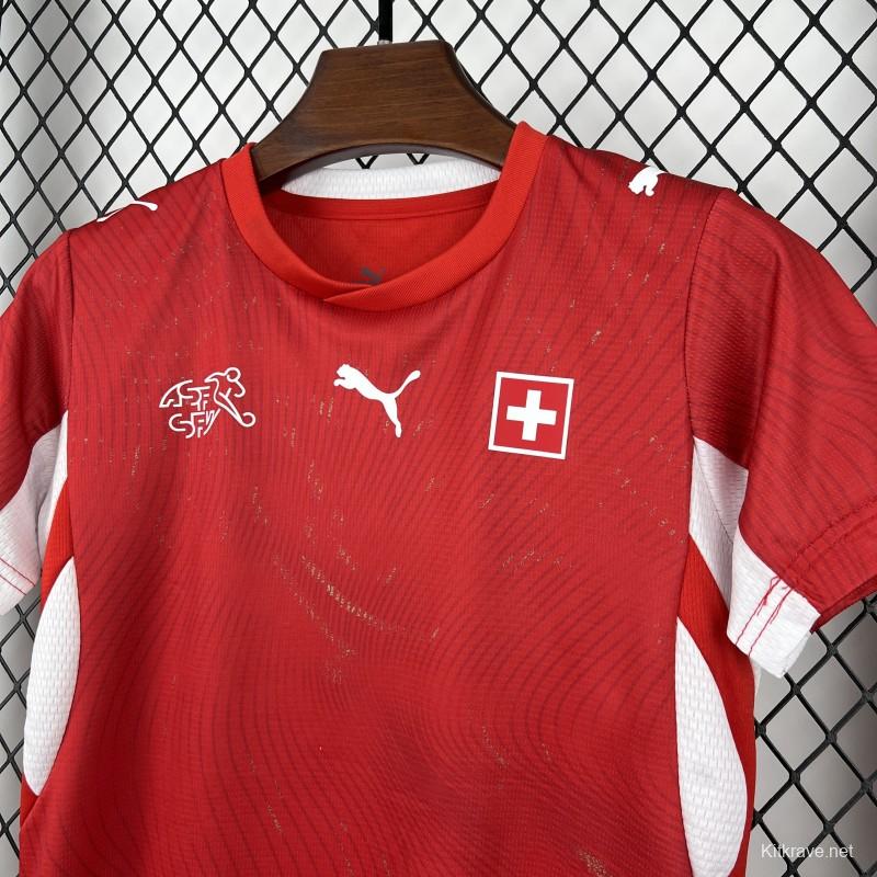2026 Kids Switzerland World Cup Home Kit