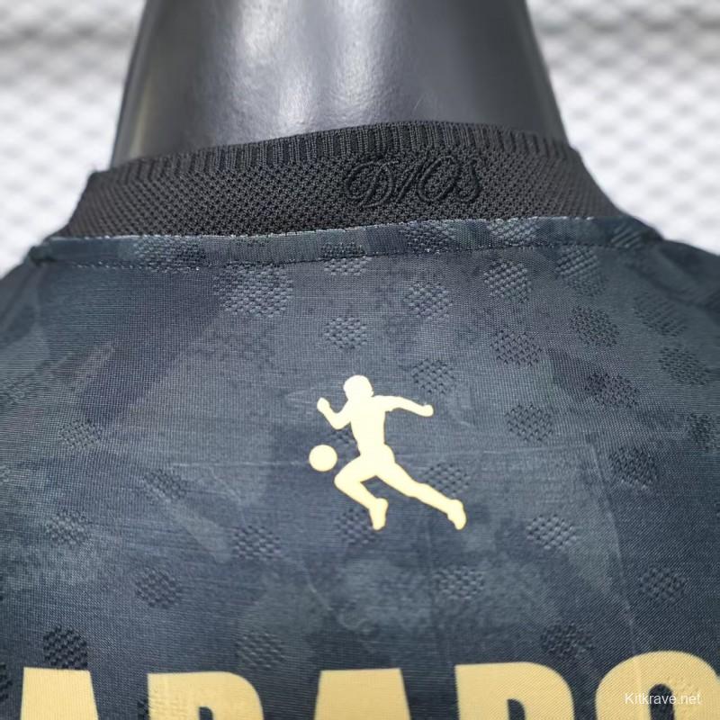 Player Version 2026 Argentina Black with Gold Sun Special Edition Jersey