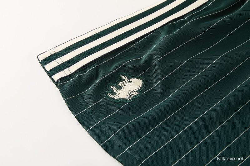 26/27 Juventus Navy Green Short Sleeve+Soccer Shorts