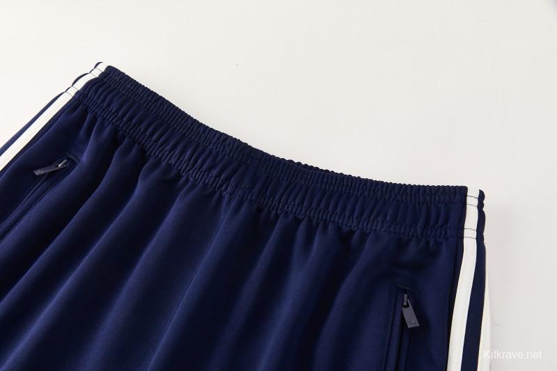 2026 Adidas Navy Blue Full Zipper Jacket + Long Pants