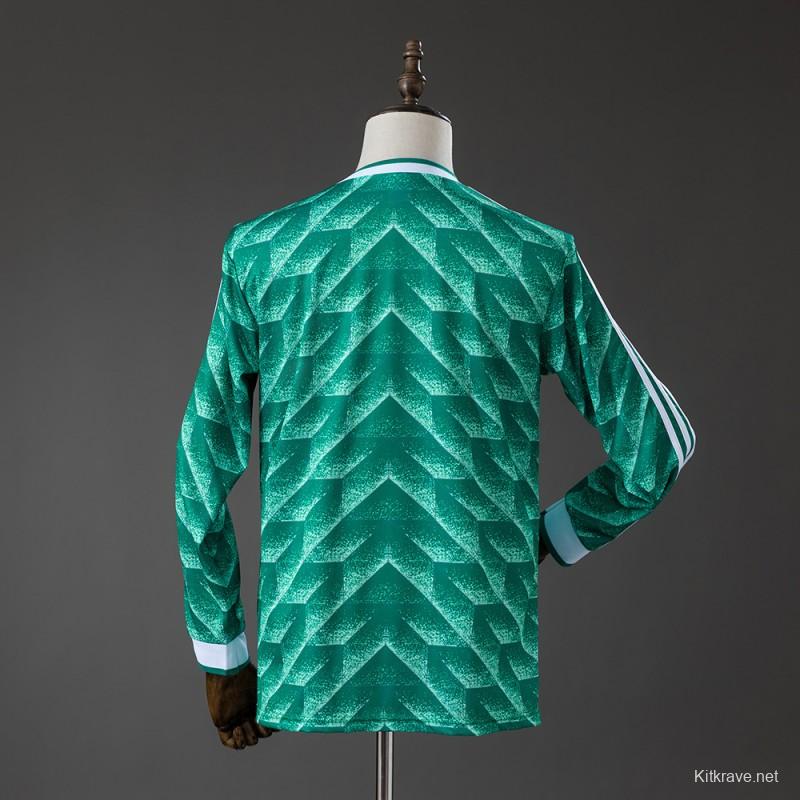 90/91 Germany Away Retro Long Sleeve Jersey