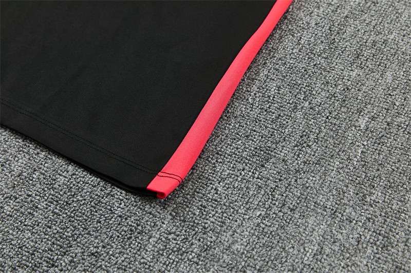 26/27 Brazil Black & Red Half Zipper Jacket Tracksuit + Long Pants