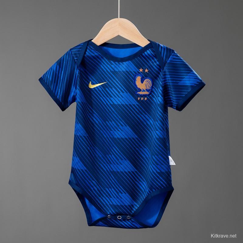 26/27 France Baby Home Jersey 9/12