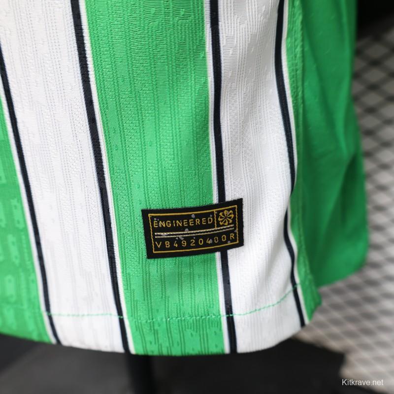 Player Version 26/27 Atlético Nacional Green & White with Vertical Stripe Home Jersey