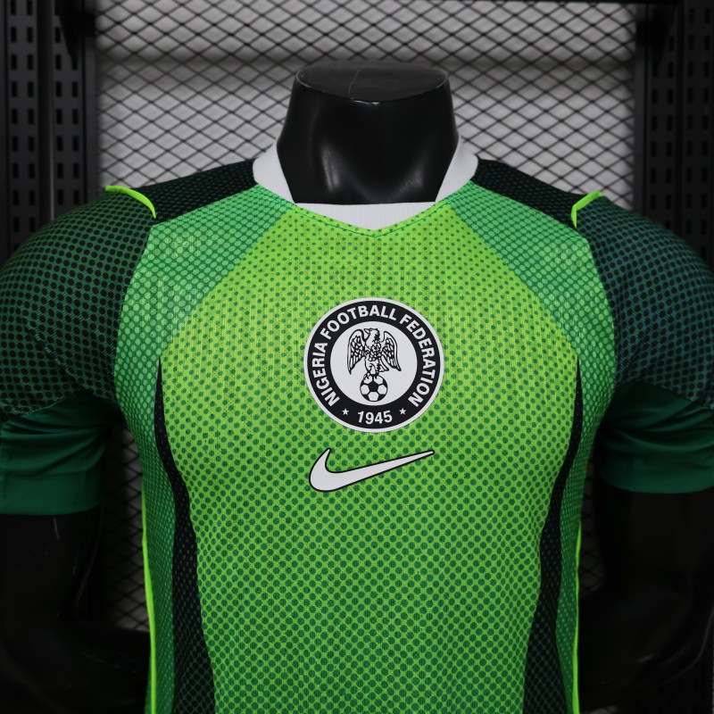Player Version 26/27 Nigeria Volt Green & Dark Green  Home Jersey