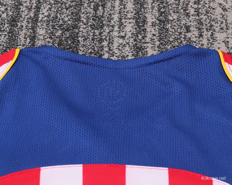 Retro Kids 04/05 Atletico Madrid Home Jersey