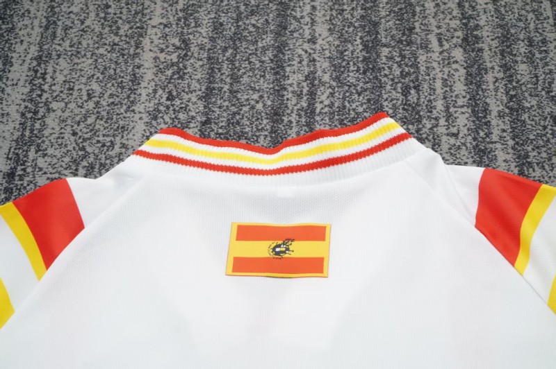 Retro Kids 1996  Spain Third WhiteJersey