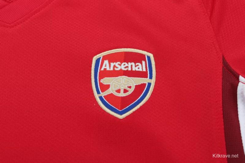 Retro 08/10 Kids  Arsenal Red Home Jersey