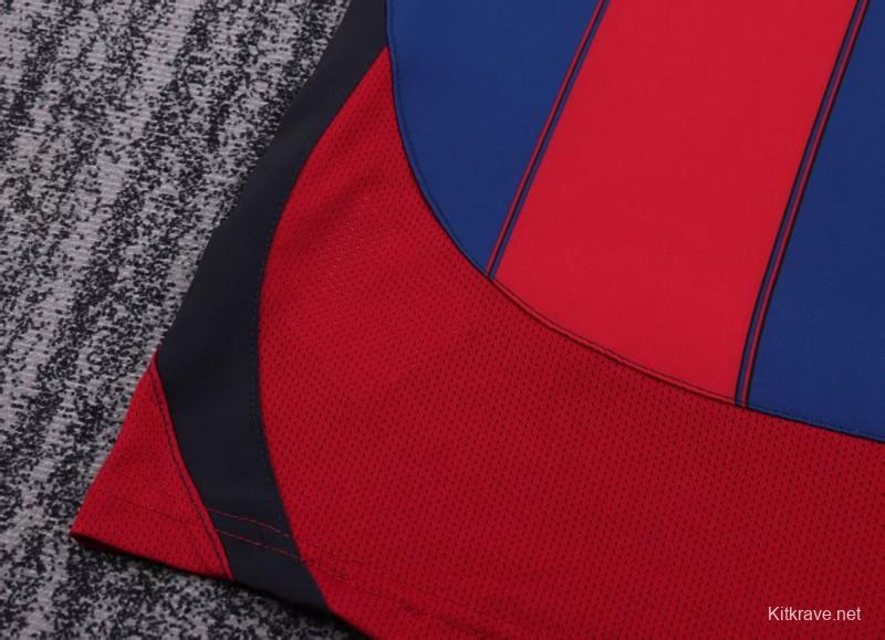 Retro Kids 03/04 Barcelona Red Blue Home Jersey