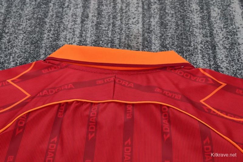 Retro Kids 99/00 Roma Home Jersey