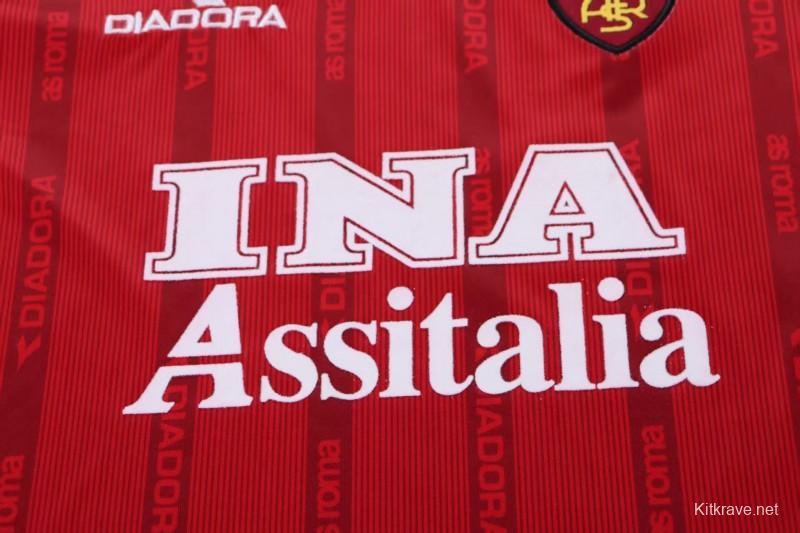 Retro 99/00 Roma Home Jersey